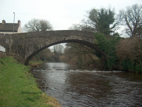 The famous single-span bridge over the Moyola in Castledawson